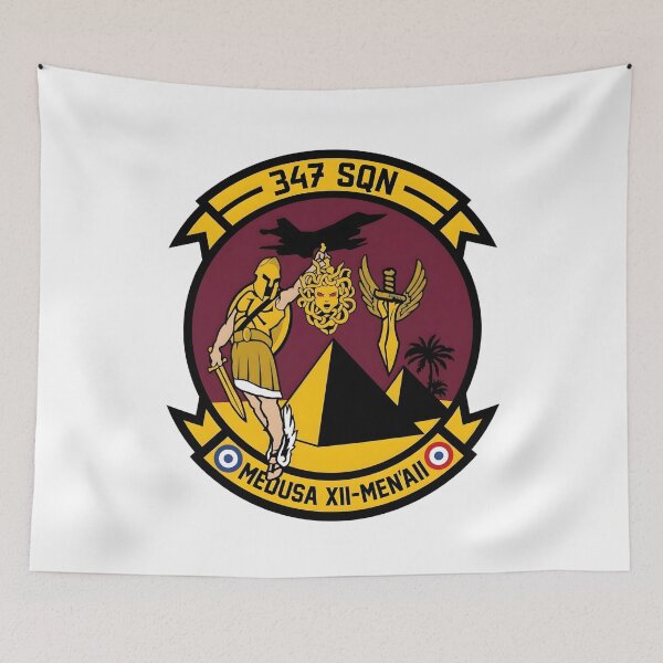 Item preview, Hellenic Air Force 347 Squadron "Perseus" Official Insignia Patch designed and sold by CharlieDesings.