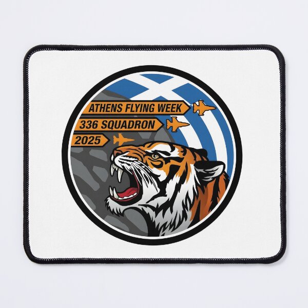 Item preview, Hellenic Air Force 336 Squadron "Olympus" Athens Flying Week 2025 Commemorative Patch designed and sold by CharlieDesings.