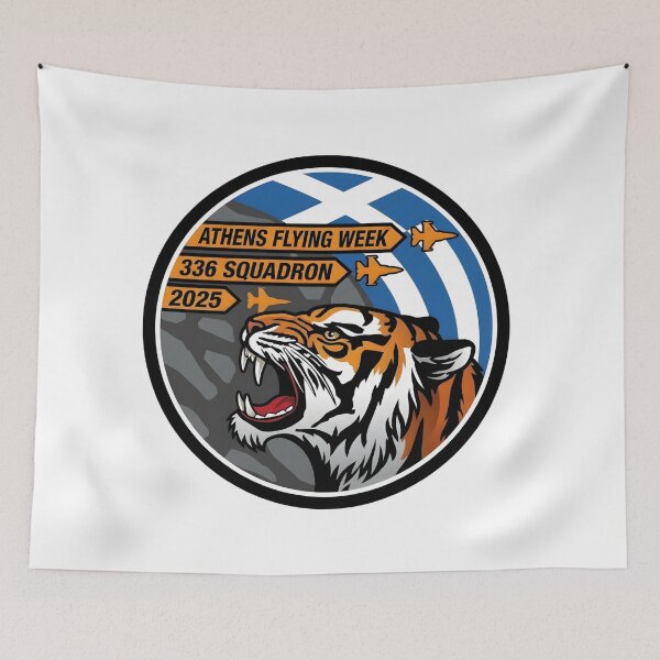 Item preview, Hellenic Air Force 336 Squadron "Olympus" Athens Flying Week 2025 Commemorative Patch designed and sold by CharlieDesings.