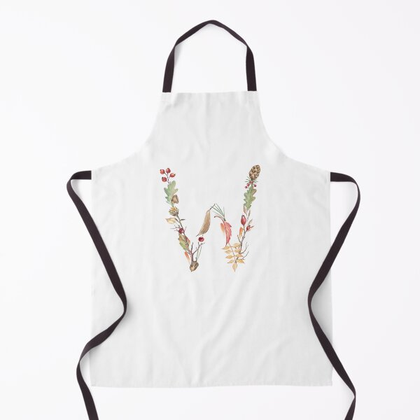 Item preview, Autumn Botanical Letter W designed and sold by Flowersforbear.