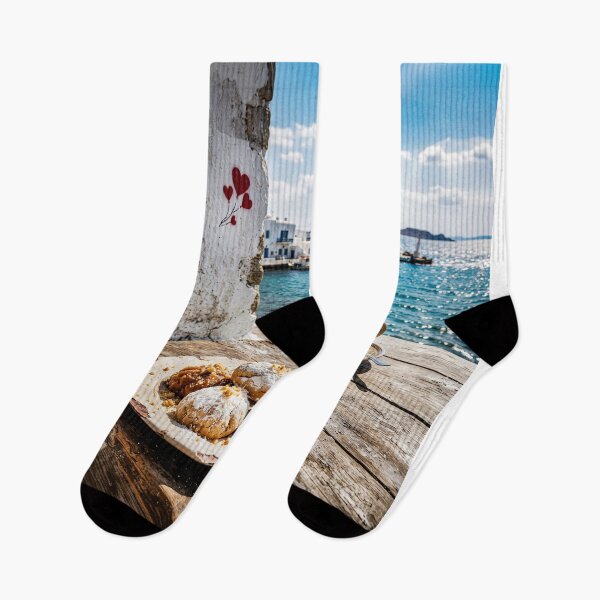 Item preview, Greek Pastry And Coffee Seaside designed and sold by Home Decor Art.