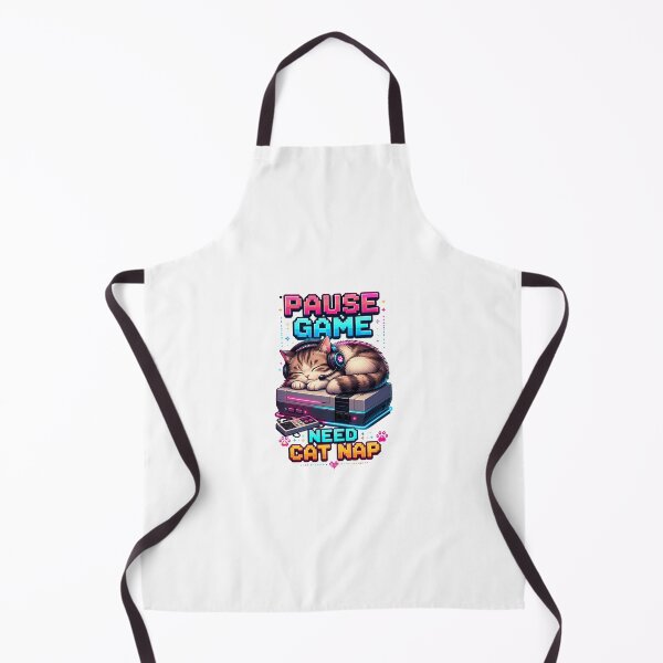 Item preview, Pause Game Need Cat Nap | Retro Gamer Cat & Arcade designed and sold by Dazzle-Sizzle.