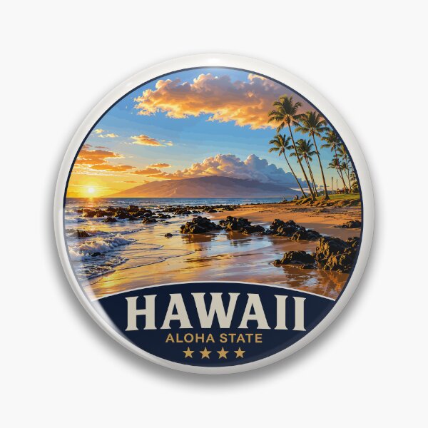 Item preview, Hawaii Aloha State Tropical Paradise Island Sunset Nature designed and sold by Gideon Emmerich.