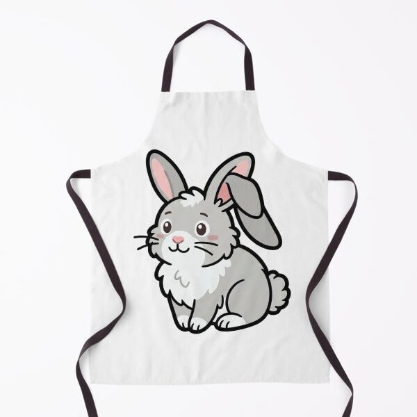 Item preview, Curious Floppy Ear Bunny Rabbit Gray Cute Pet designed and sold by NeonNerd Studio.