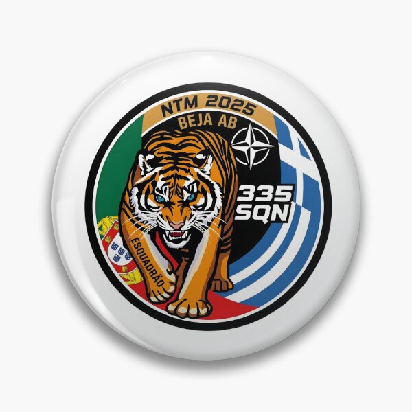 Item preview, Hellenic Air Force 335 Squadron NATO Tiger Meet 2025 Beja AB Commemorative Patch designed and sold by CharlieDesings.