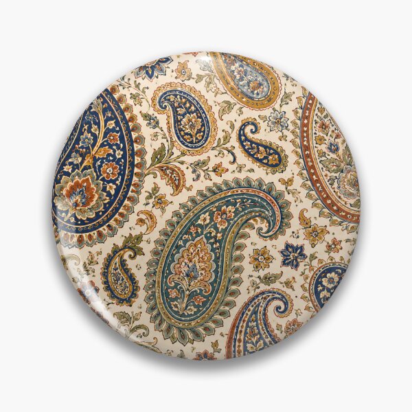 Item preview, Vintage Paisley Floral Pattern Bohemian Textile Inspired Print designed and sold by PinUpPizzazz.