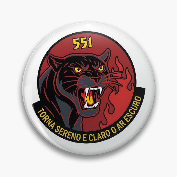 Item preview, Portuguese Air Force 551 Squadron "Panteras" Official Insignia Patch designed and sold by CharlieDesings.