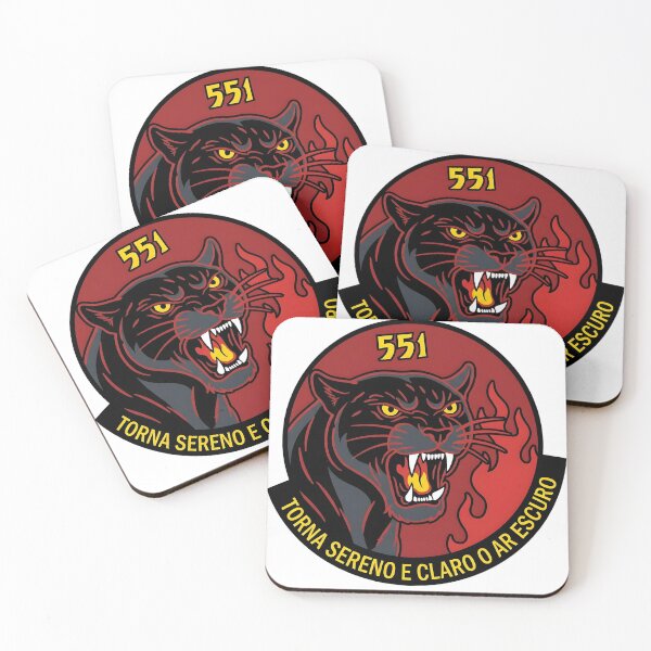 Item preview, Portuguese Air Force 551 Squadron "Panteras" Official Insignia Patch designed and sold by CharlieDesings.