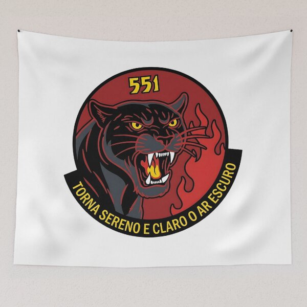 Item preview, Portuguese Air Force 551 Squadron "Panteras" Official Insignia Patch designed and sold by CharlieDesings.