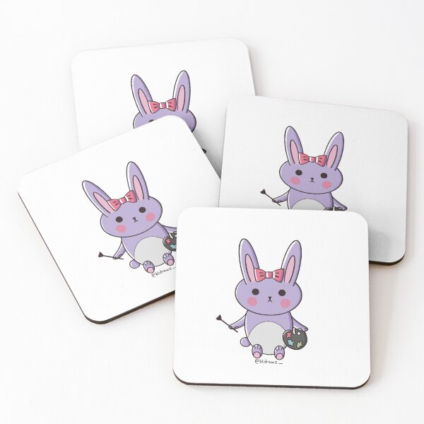 Item preview, Cute Bunny Artist Painting designed and sold by itsKohane.