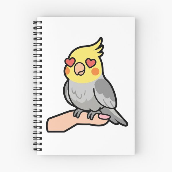 Item preview, Cockatiel Heart Eyes Bird Love Pet designed and sold by NeonNerd Studio.