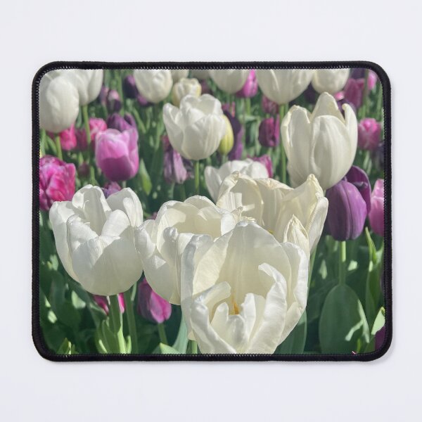 Item preview, White Pink and Purple Tulips in Spring designed and sold by Be Captured by Brittany Emma.