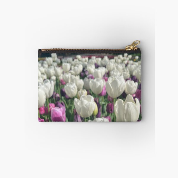 Item preview, White Pink and Purple Tulips in Spring designed and sold by Be Captured by Brittany Emma.