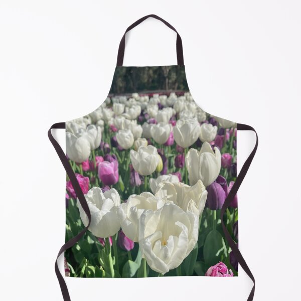 Item preview, White Pink and Purple Tulips in Spring designed and sold by Be Captured by Brittany Emma.