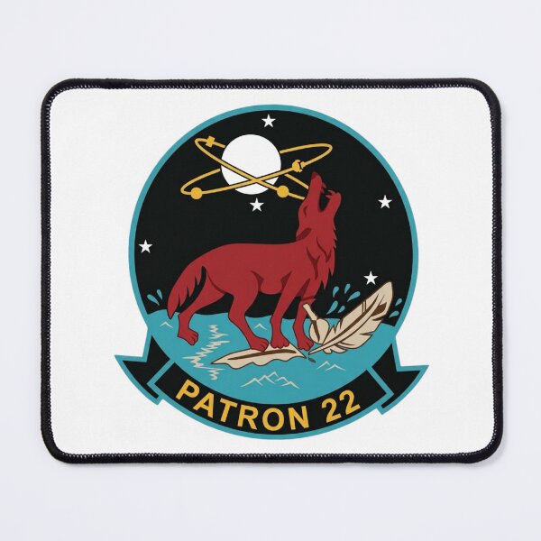 Item preview, US Navy Patrol Squadron 22 (VP-22) "PATRON 22" Official Insignia Patch designed and sold by CharlieDesings.