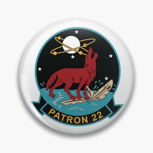 Item preview, US Navy Patrol Squadron 22 (VP-22) "PATRON 22" Official Insignia Patch designed and sold by CharlieDesings.
