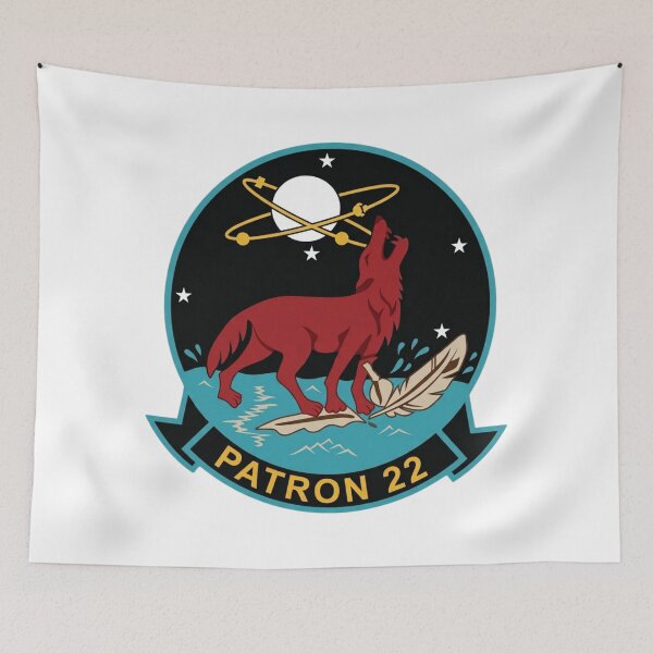 Item preview, US Navy Patrol Squadron 22 (VP-22) "PATRON 22" Official Insignia Patch designed and sold by CharlieDesings.