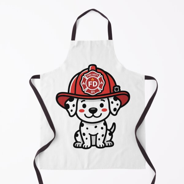 Item preview, Dalmatian Puppy Fire Hat Firehouse Dog Cute designed and sold by NeonNerd Studio.