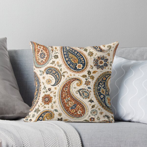 Item preview, Vintage Paisley Floral Pattern Bohemian Textile Inspired Print designed and sold by PinUpPizzazz.