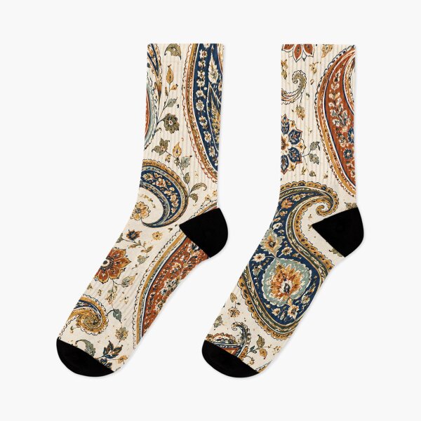 Item preview, Vintage Paisley Floral Pattern Bohemian Textile Inspired Print designed and sold by PinUpPizzazz.