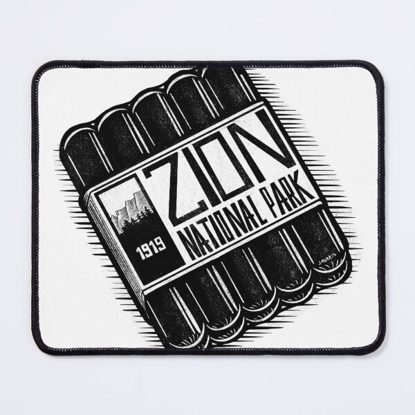 Item preview, Hot Dog Label of Zion National Park designed and sold by John Morris Illustration.