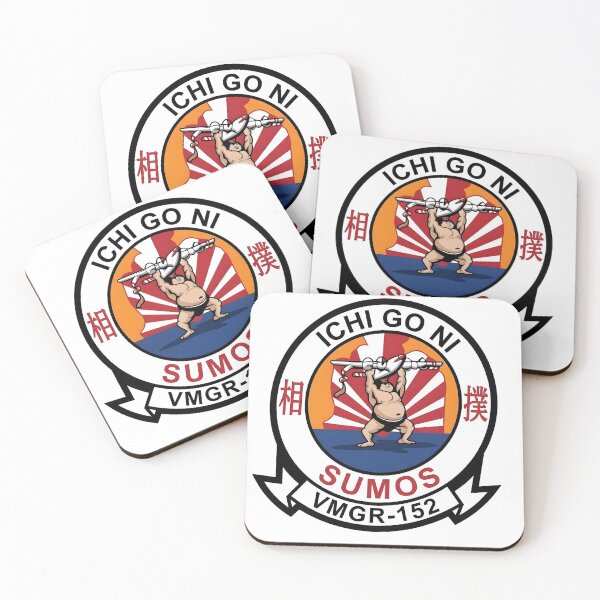 Item preview, US Marine Corps VMGR-152 "Sumos" Official Insignia Patch designed and sold by CharlieDesings.