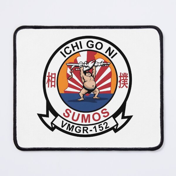 Item preview, US Marine Corps VMGR-152 "Sumos" Official Insignia Patch designed and sold by CharlieDesings.