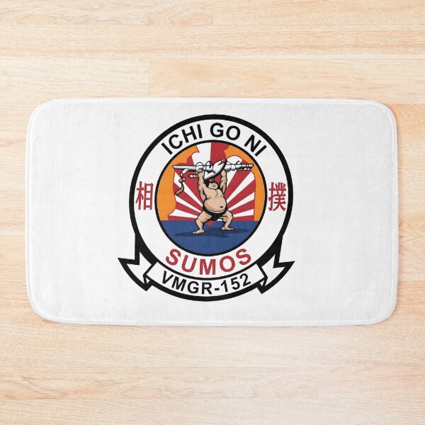 Item preview, US Marine Corps VMGR-152 "Sumos" Official Insignia Patch designed and sold by CharlieDesings.