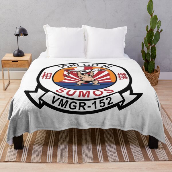 Item preview, US Marine Corps VMGR-152 "Sumos" Official Insignia Patch designed and sold by CharlieDesings.