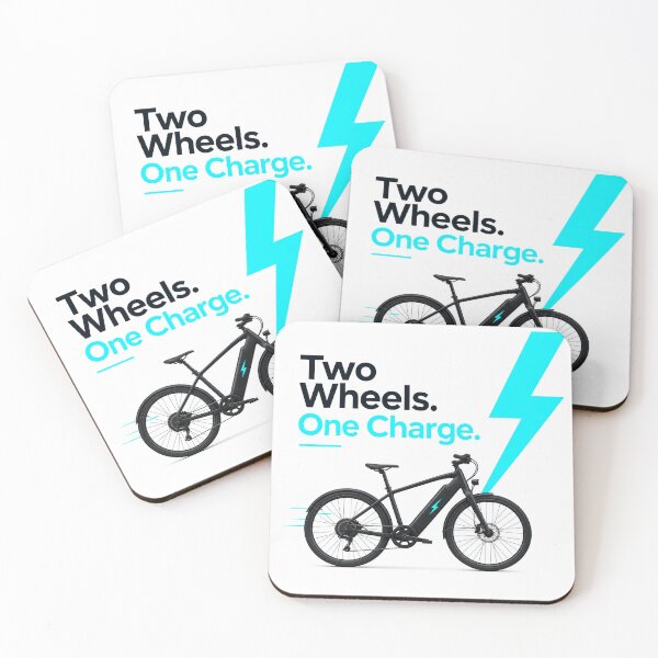 Item preview, Two Wheels One Charge Electric Bike Lifestyle Shirt designed and sold by OMNITeeSigns.