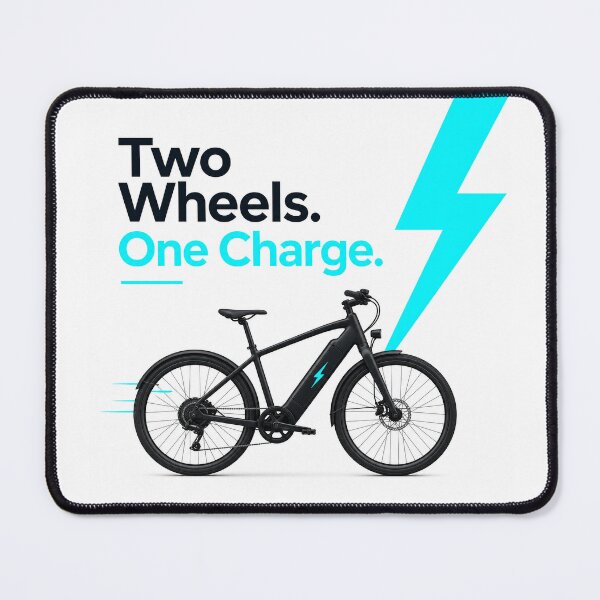 Item preview, Two Wheels One Charge Electric Bike Lifestyle Shirt designed and sold by OMNITeeSigns.
