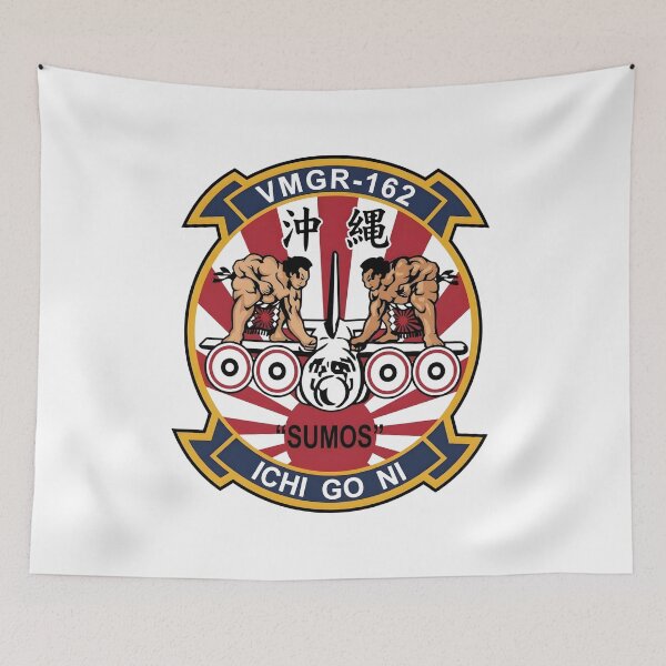 Item preview, US Marine Corps VMGR-152 "Sumos" Okinawa Commemorative Patch designed and sold by CharlieDesings.