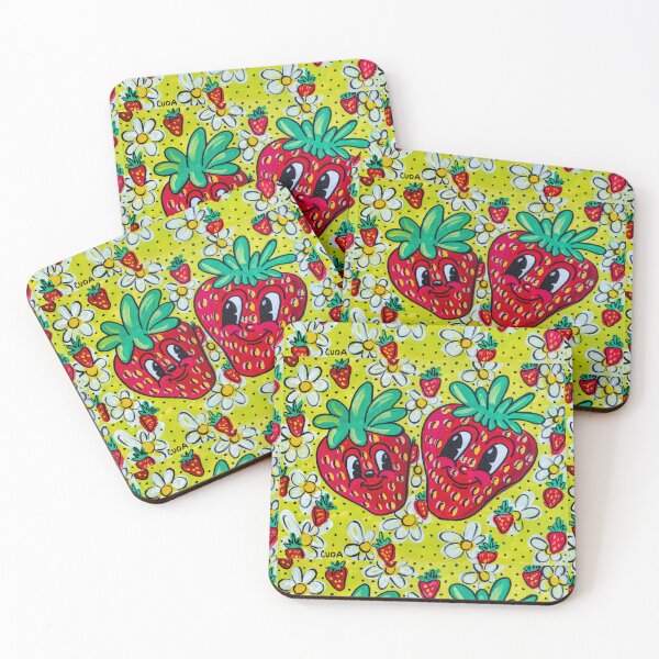 Item preview, Strawberry Pals designed and sold by Cudabeara Fine Art & Photo.