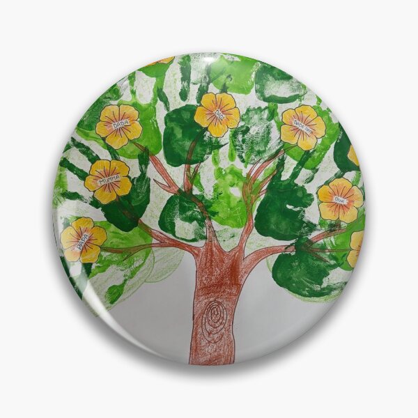 Item preview, My Family Tree Graphic with palm print designed and sold by Pranvi19.