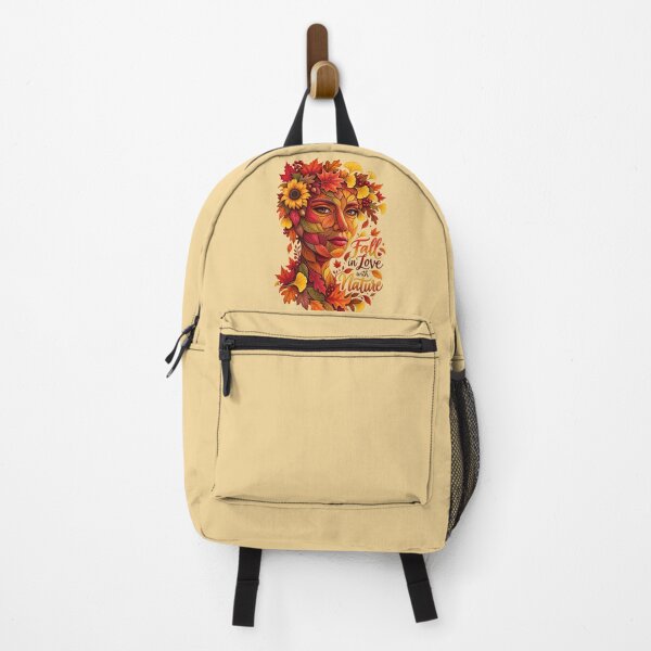 Item preview, Fall in Love with Nature Autumn Leaves Face Portrait Art designed and sold by Evelashop.