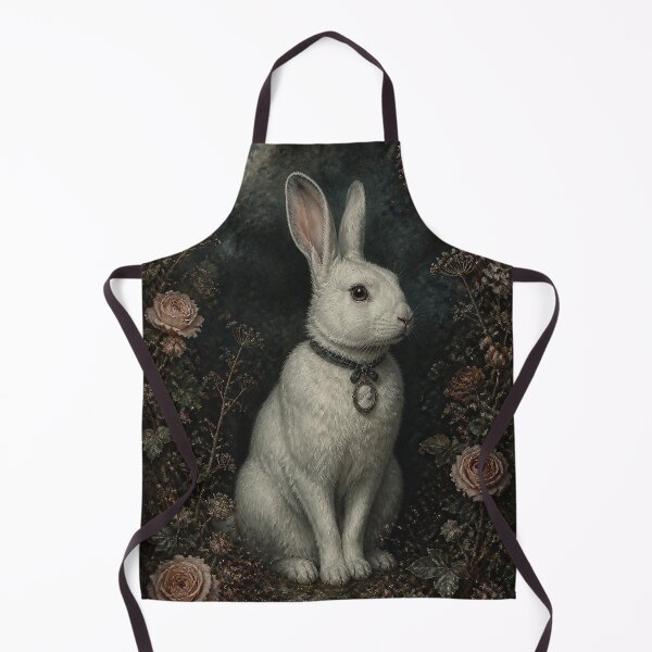 Item preview, Snow Hare among Dusty Roses designed and sold by The-Art-of-D.