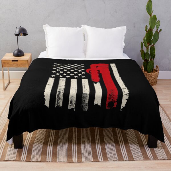 Item preview, Pipefitter USA American Flag designed and sold by goombi-creative.