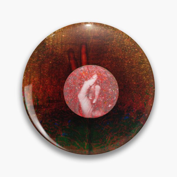 Item preview, Mystic Hand Orb – Sacred Earth and Golden Aura Abstract Art designed and sold by MAMA.art.Rio <Marsailhe_Milward>.