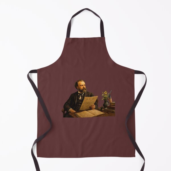 Item preview, Bohemian Soul: Antonín Dvořák Vintage Oil Painting - New World Harmonies designed and sold by DoReMiStudio.