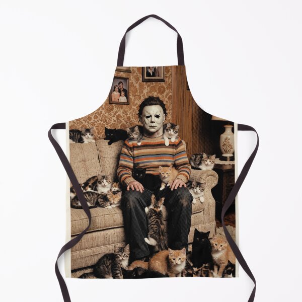 Item preview, Creepy Mask Guy With Kittens designed and sold by The Mellonaire.