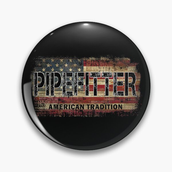 Item preview, Pipefitter American US Flag designed and sold by goombi-creative.