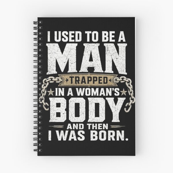 Item preview, (On Back) I Used to Be A Man Trapped in A Woman's Body funny designed and sold by kotastiart.