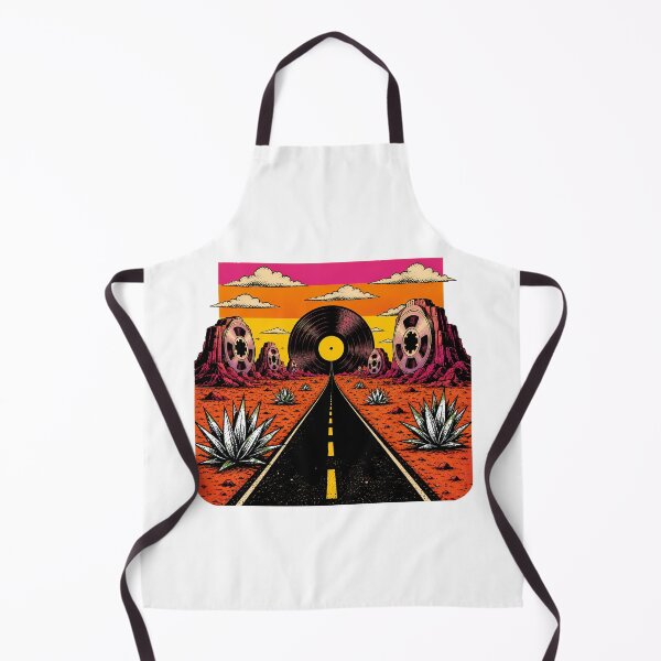 Item preview, Psychedelic Vinyl Desert Highway Sunset Road Trip designed and sold by chattsuede.