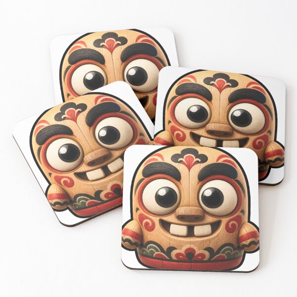 Item preview, Jangseung Guardian Mascot — Cute Korean Totem Sticker designed and sold by radou88.