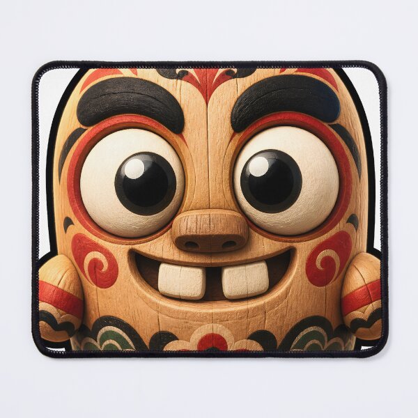 Item preview, Jangseung Guardian Mascot — Cute Korean Totem Sticker designed and sold by radou88.