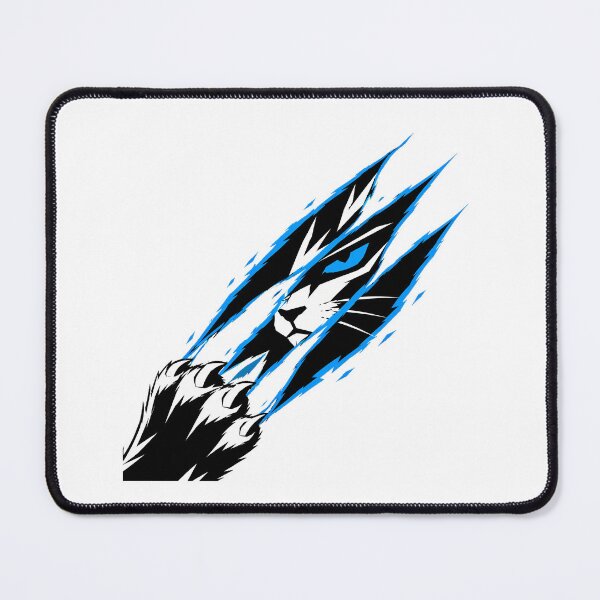 Item preview, Electric Blue Cat Rip Aggressive designed and sold by chattsuede.