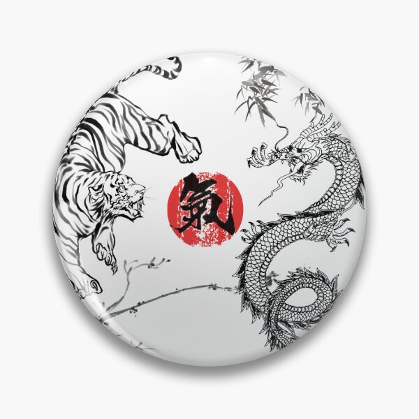Item preview, Tiger and dragon stamp designed and sold by Mikari06.