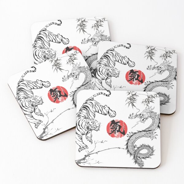 Item preview, Tiger and dragon stamp designed and sold by Mikari06.