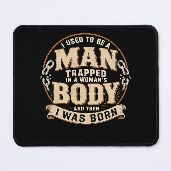Item preview, (On Back) I Used to Be A Man Trapped in A Woman's Body Humor designed and sold by kotastiart.