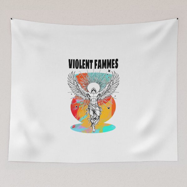 Item preview, Angel Violent Fammes Black designed and sold by Beach Long.